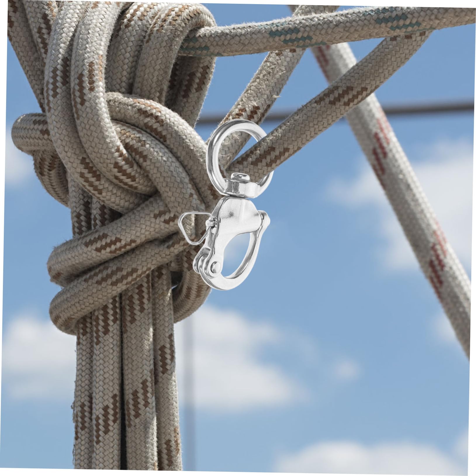 OSALADI Pcs Heavy Duty Carabiner Clip Marine Jaw Swivel Snap Shackle Quick Release Clip Belt Buckle