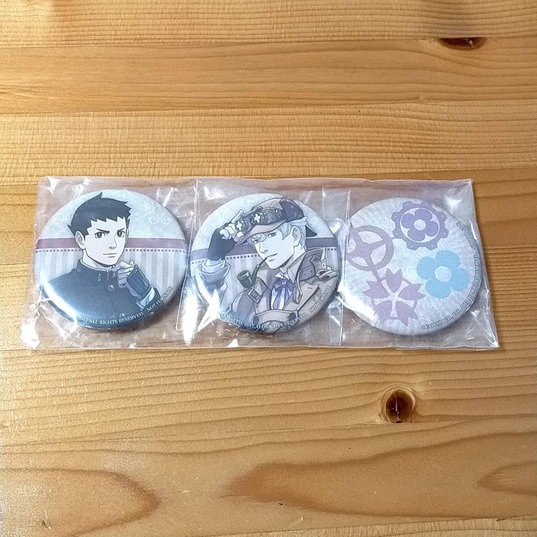 Amazon.co.jp: 大逆転裁判2 アニメイトオリジナル特典 缶バッジ3個