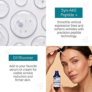 Syn-Ake Peptide Serum for Face, DIY Anti-Aging Serum Booster, 0.5 oz
