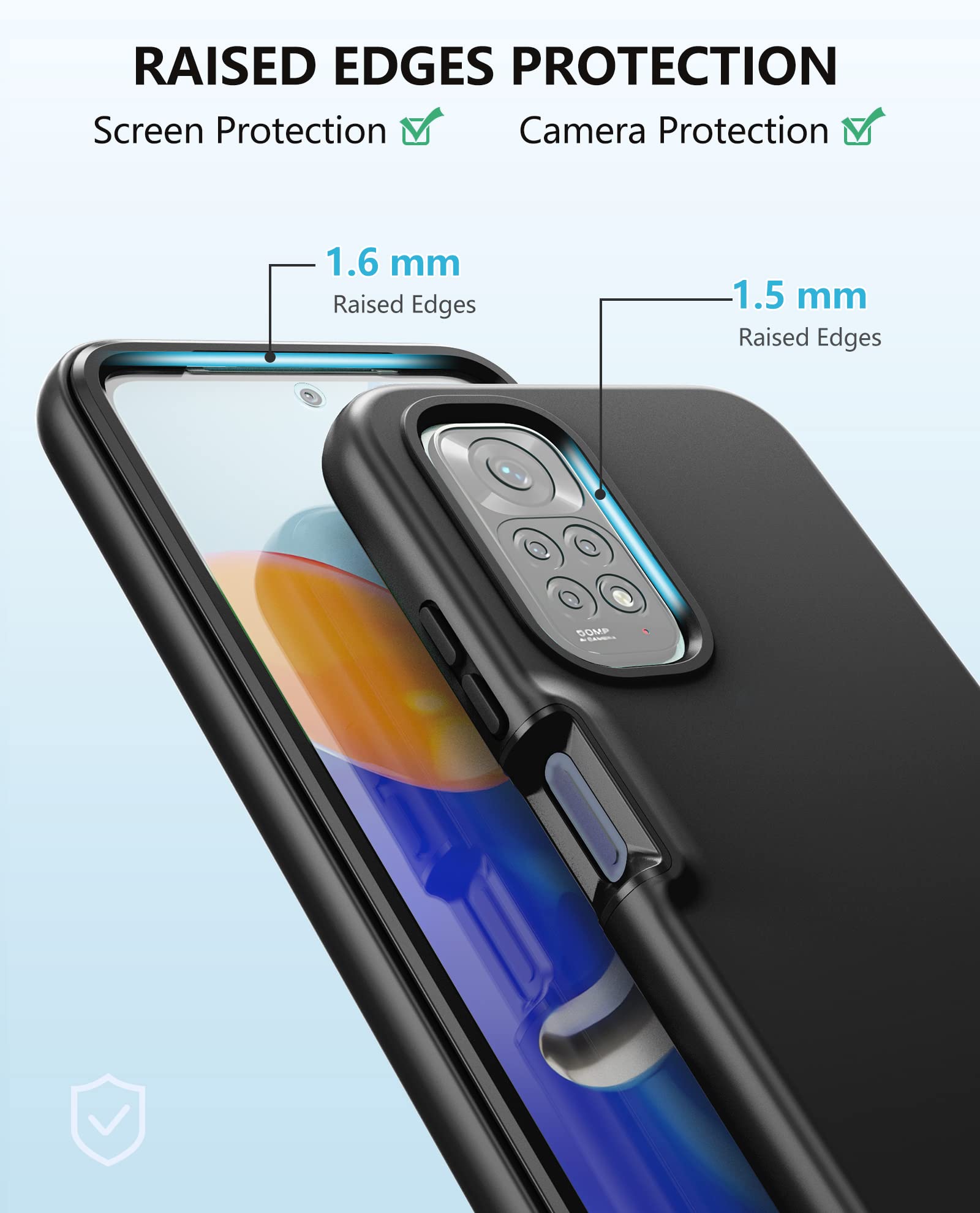 Tveinan 2 Pacchi Cover Xiaomi Redmi Note 11S 6.43 / Xiaomi Note 11 4G