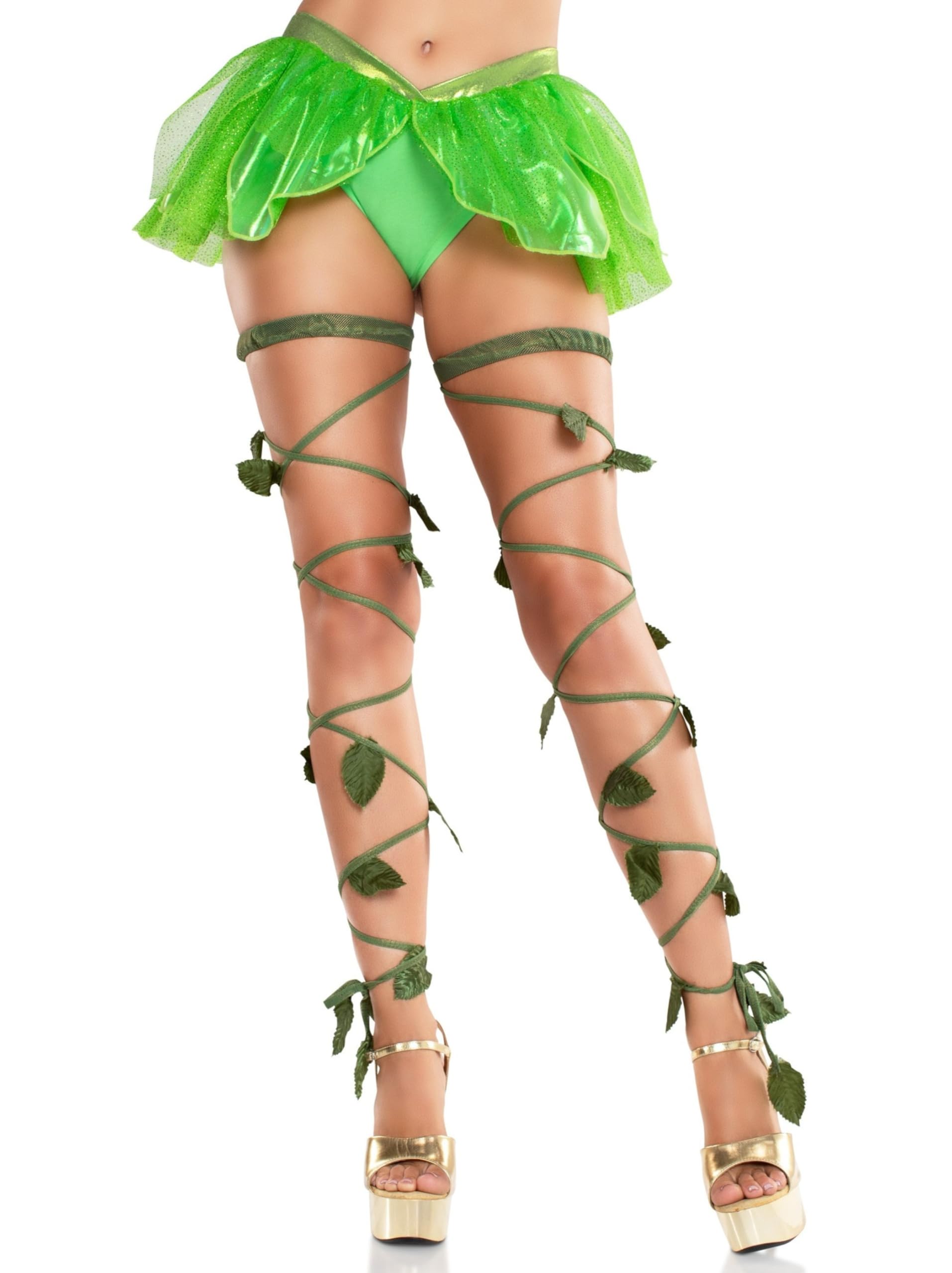 Leg Avenue Ivy Shimmer porte-jarretelles Guêtres d'écurie, taille unique