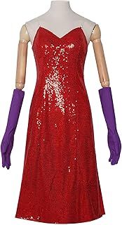 Movie Jessica Cosplay Costume Rabbit Christmas Dress for Women Halloween Party Outfit - Buy now