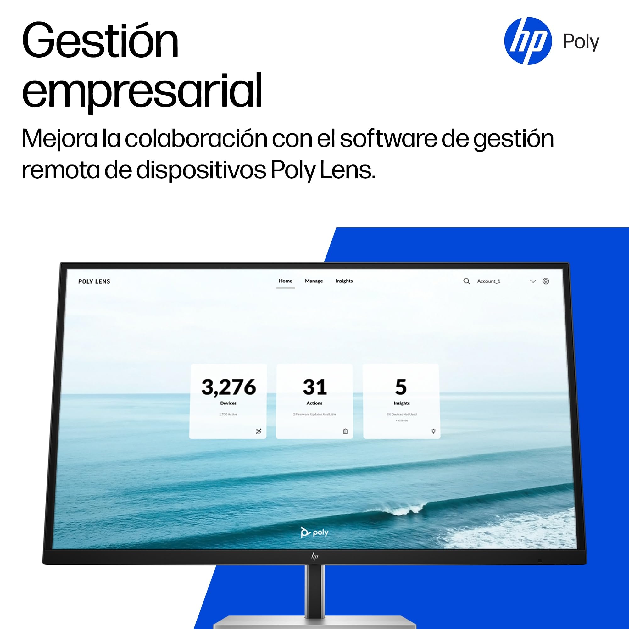 Poly Studio V12 Barra de vídeo USB para Salas pequeñas, 4K 20MP, visión 120º, reducción de Ruido, para Zoom, Teams