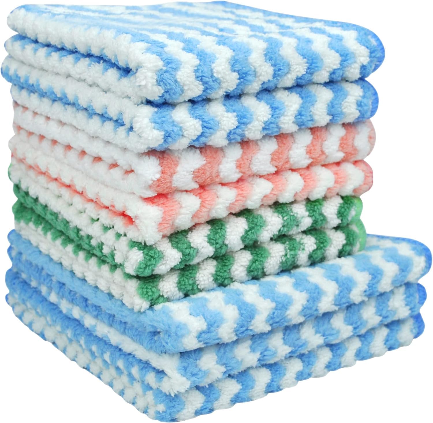 Panni In Microfibra Per Pulizia - Confezione Da 24, Assorbenti E Senza Pelucchi, Per Cucina E Vetri - Foto 9