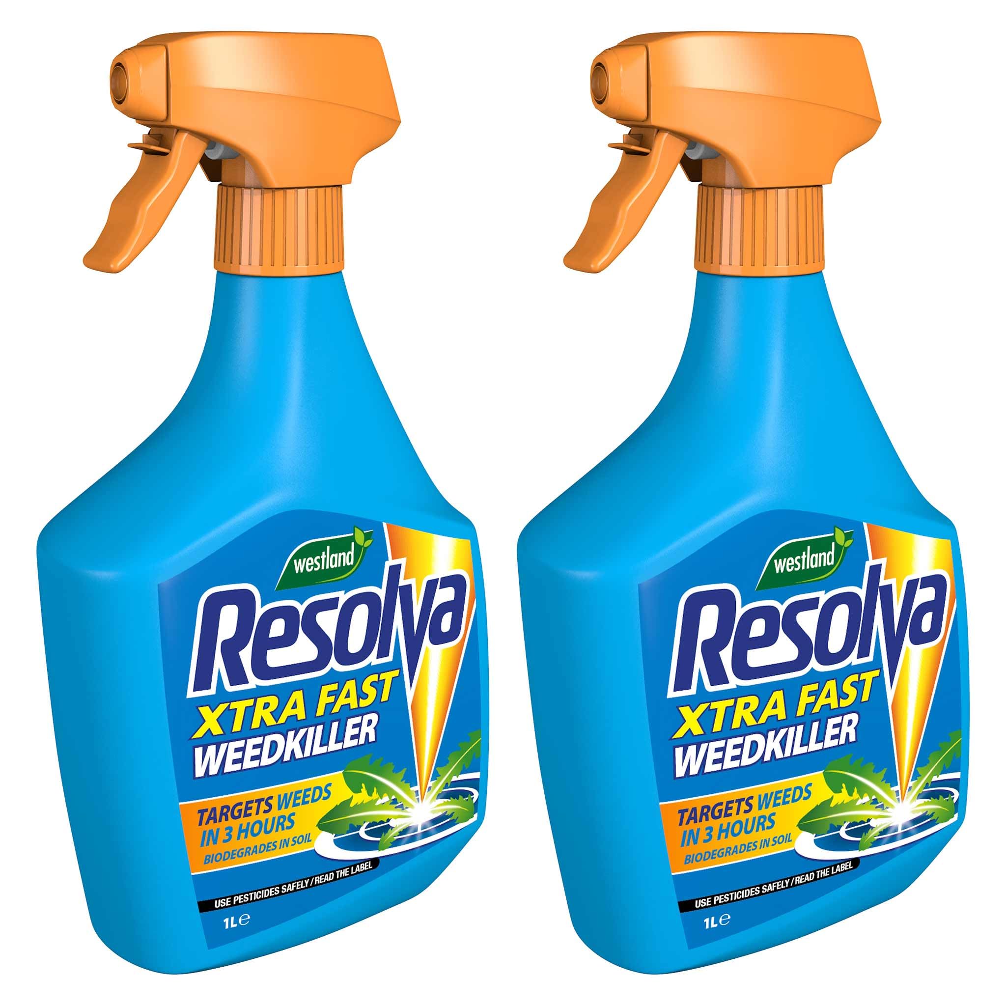 Resolva Xtra Fast Weedkiller 1L x 2