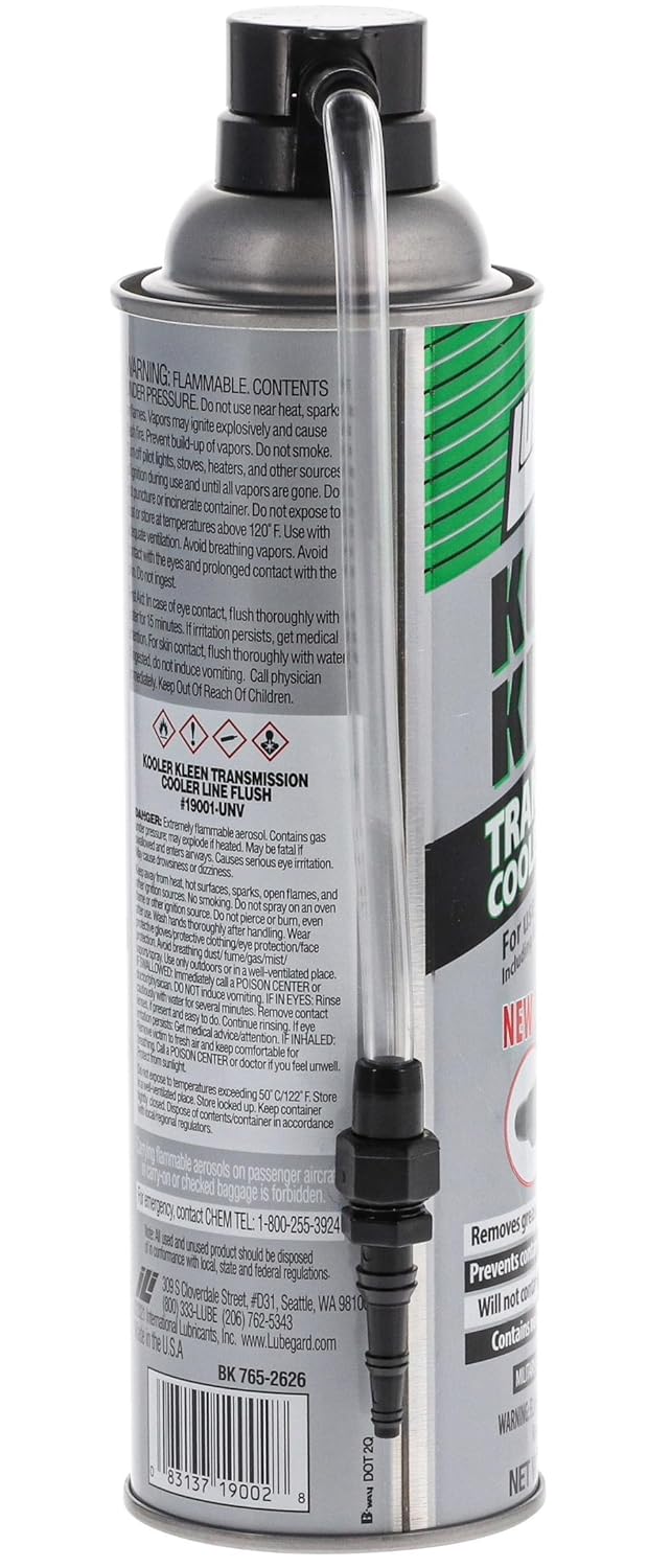 LUBEGARD KOOLER KLEEN AUTOMATIC TRANSMISSION COOLER FLUSH, 57 OFF
