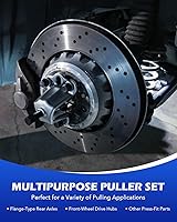 Vista 3 de Orion Motor Tech - Juego de martillo deslizante y extractor de 9 vías interno/externo, tiradores de bujes, ejes axiales de rueda trasera