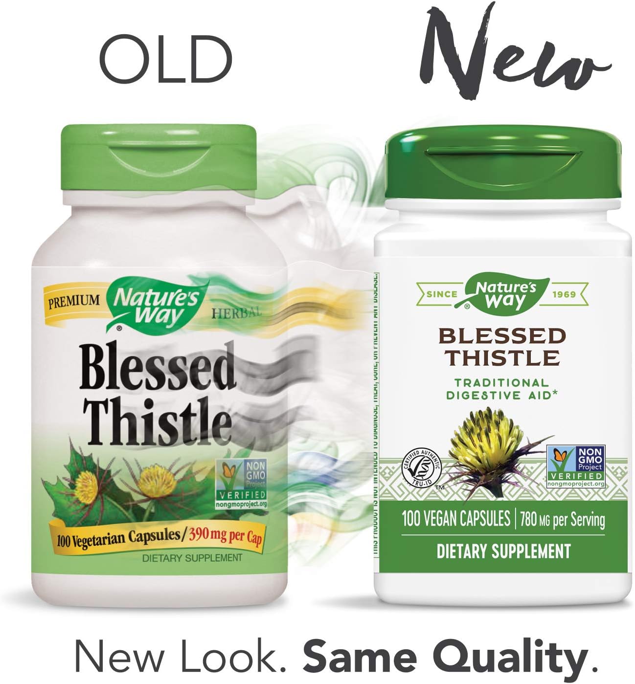 Nature's Way Blessed Thistle, 780 mg per serving, 100 Vegetarian Capsules