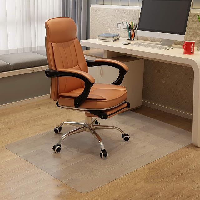 Clear Floor Mat for for Rolling Chairs Clear Kitchen Mat Chair Mat for Hardwood Floor Floor Protector Waterproof