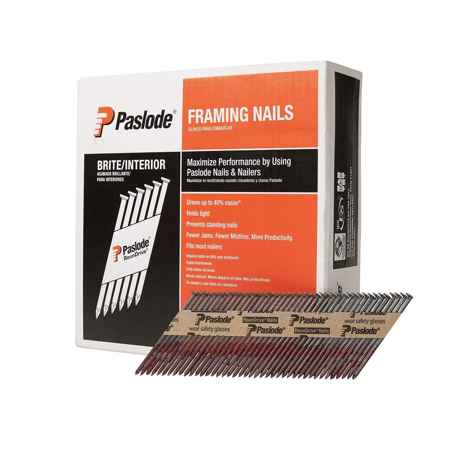 Paslode Brite Framing Nails - 3" x .131" -12