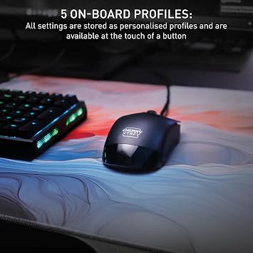 CHERRY XTRFY M50 Wired Gaming Mouse (Wired, Black)