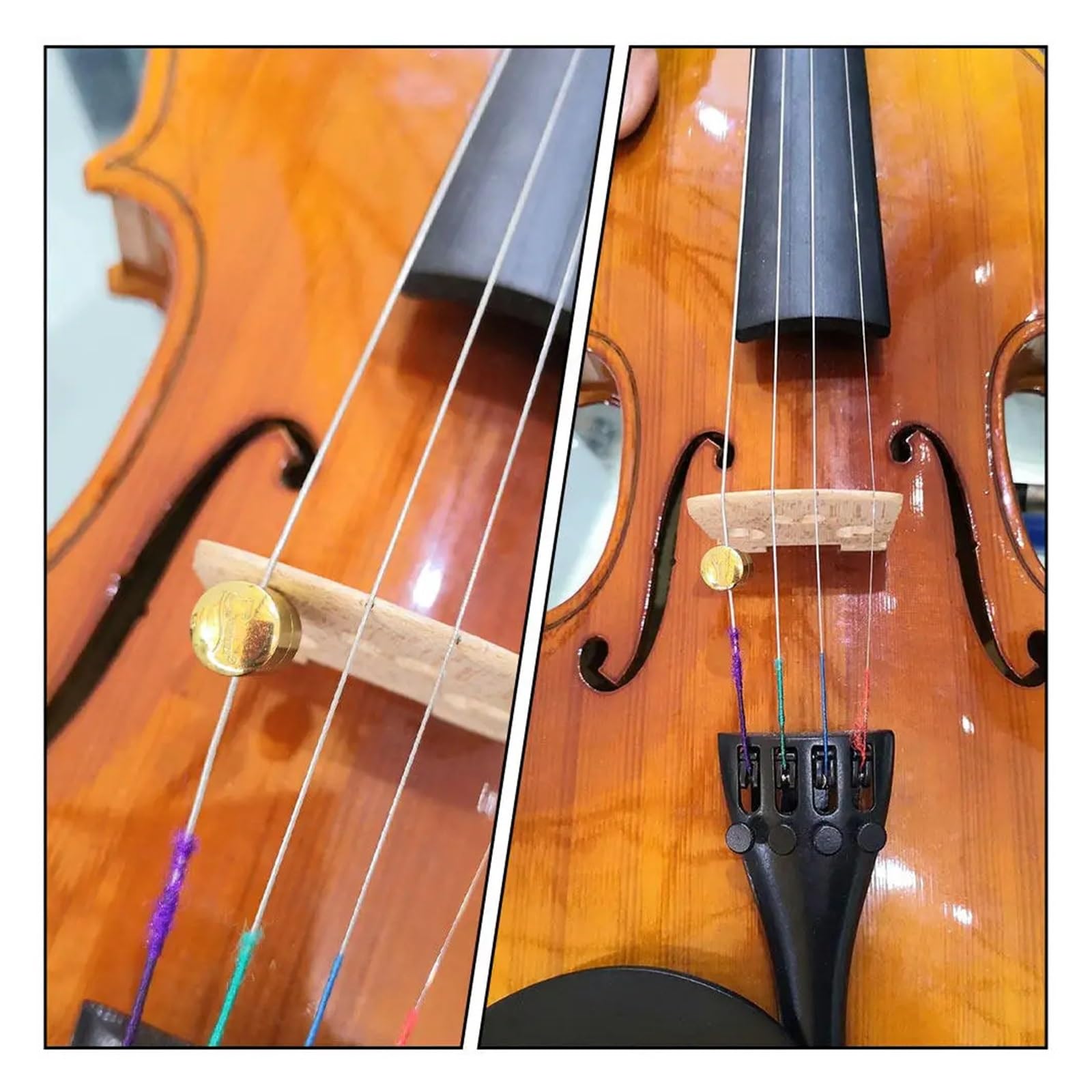 Messing-Wolf-Tonunterdrücker For Violine Und Cello | Messing-Unterdrücker eliminiert Wolfstöne for Violine, Cello und Bratsche