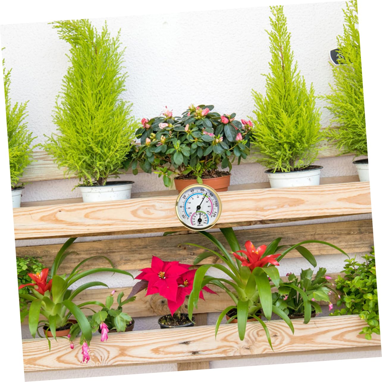 2pcs Garden Hygrometer Temperature Humidity Monitor for Greenhouse