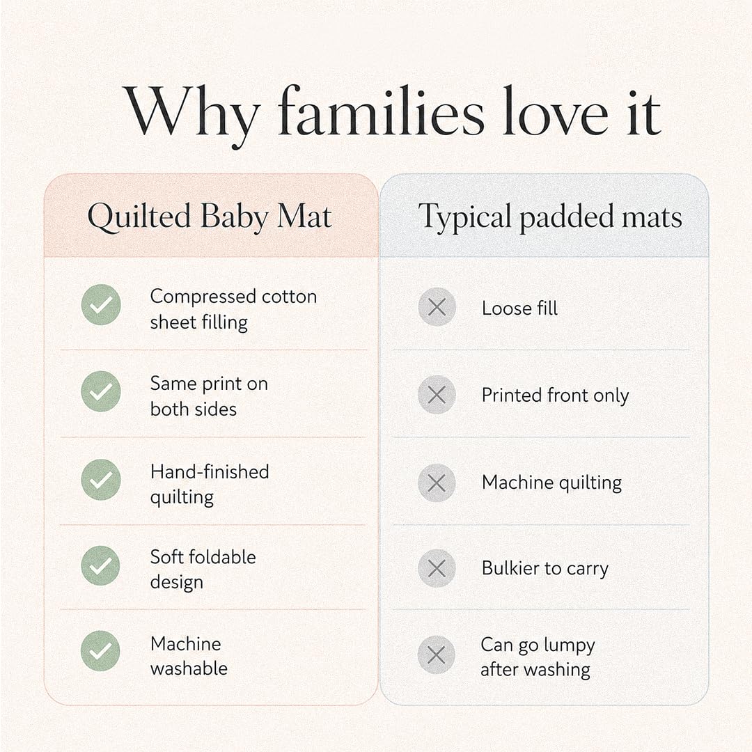 SINGULAR Cotton Baby Mattress Set - Blush -9 SINGULAR Cotton Baby Mattress Set - Blush -9