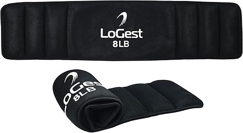 Miniatura 6 de beLoGest - Cinturón de cadera con peso y cierre de velcro, 6 libras, 8 libras, 10 libras, 12 libras, cómodo y seguro, cinturón de cadera acolchado