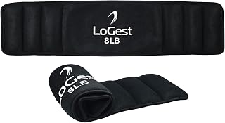 weight-lifting-beLoGest Weighted Hip Thrust Belt with Velcro Closure – 6lb, 8lbs, 10lbs, 12lbs - Comfortable & Secure Padded Neoprene Weighted Hip Belt for Hip Thrusts, Squats, Lunges, Calf Raises, Planks and Dipslts