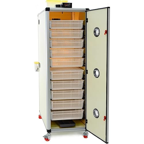 HB700H Egg Hatcher with Automatic Humidity Control, Chick Hatching Baskets, Perfect Poultry Hatcher, Set and Forget Design for Poultry Enthusiasts - Cimuka by Hatching Time