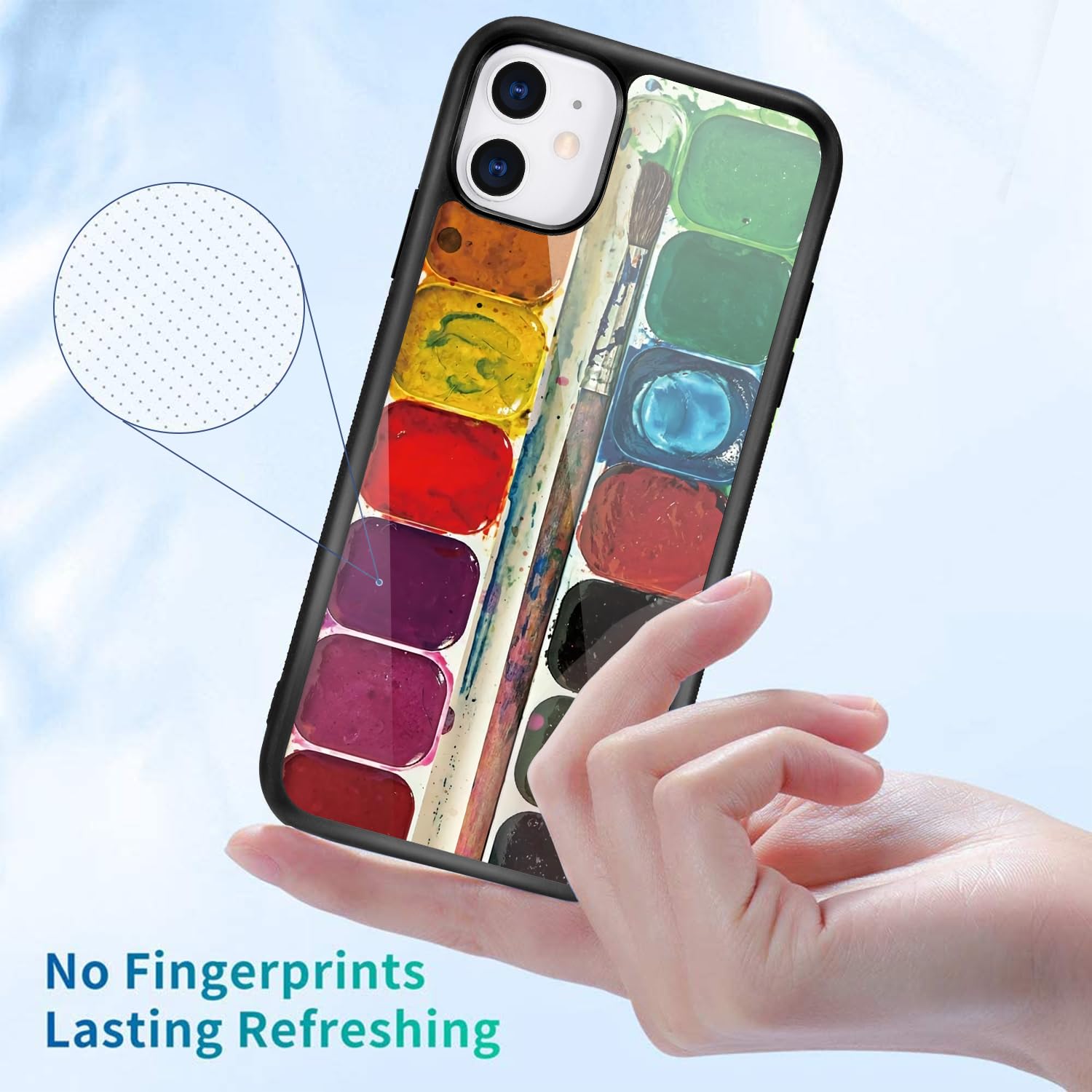 Amazon.com: Wihytec Watercolor Paintbox Paint Palette Phone Case for 15  Watercolor Palette Case Cover Hard Back Shockproof Phone Case Girly  Protective Phone Cover : Cell Phones & Accessories