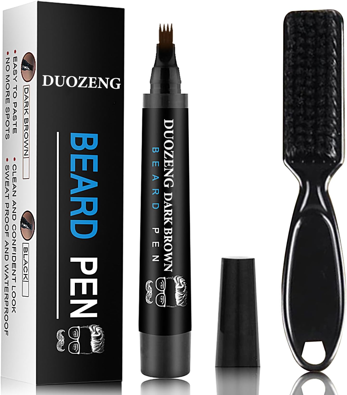 Barber Styling Pencil - Fill, Shape & Define Perfect Beard - Brown