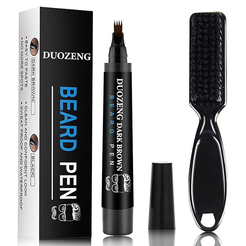 Caneta para modelar barba DuoZeng marrom