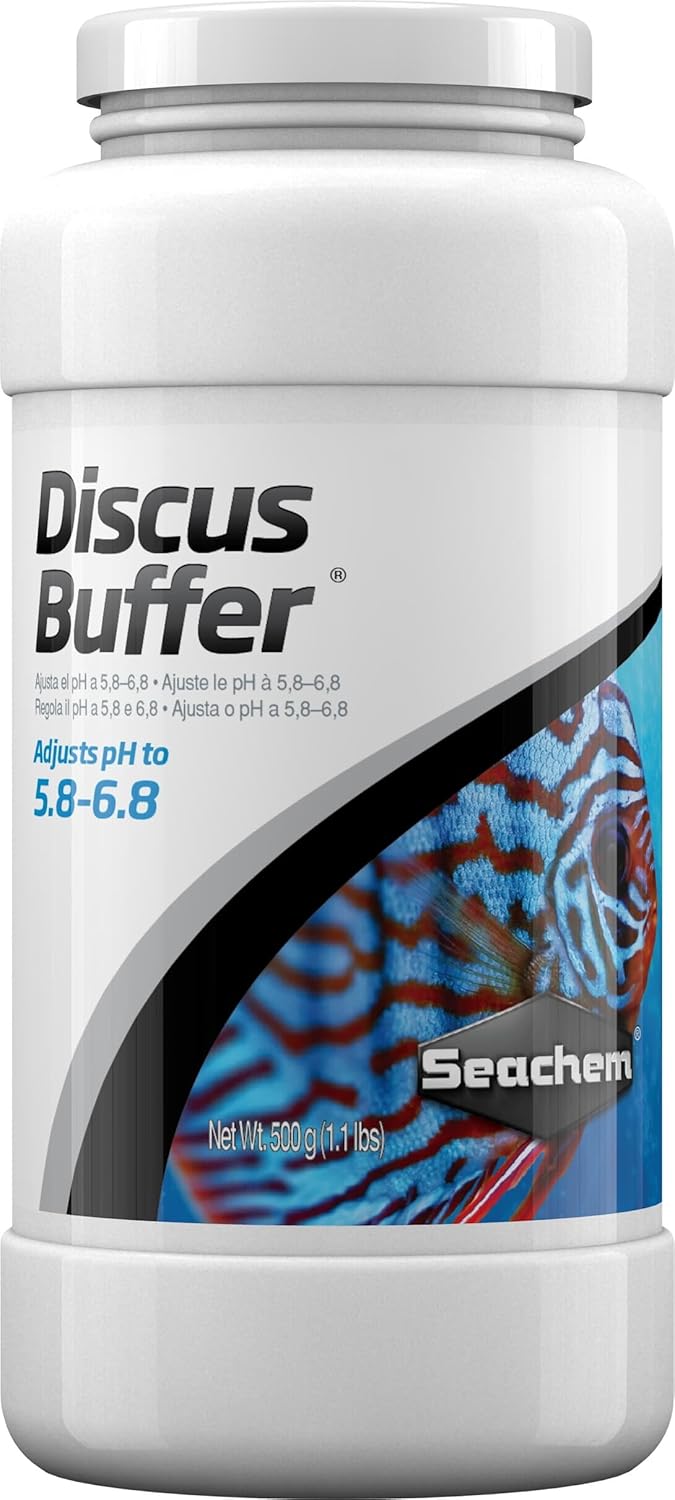 Seachem Discus Buffer 500gram,White (Pack of 4)
