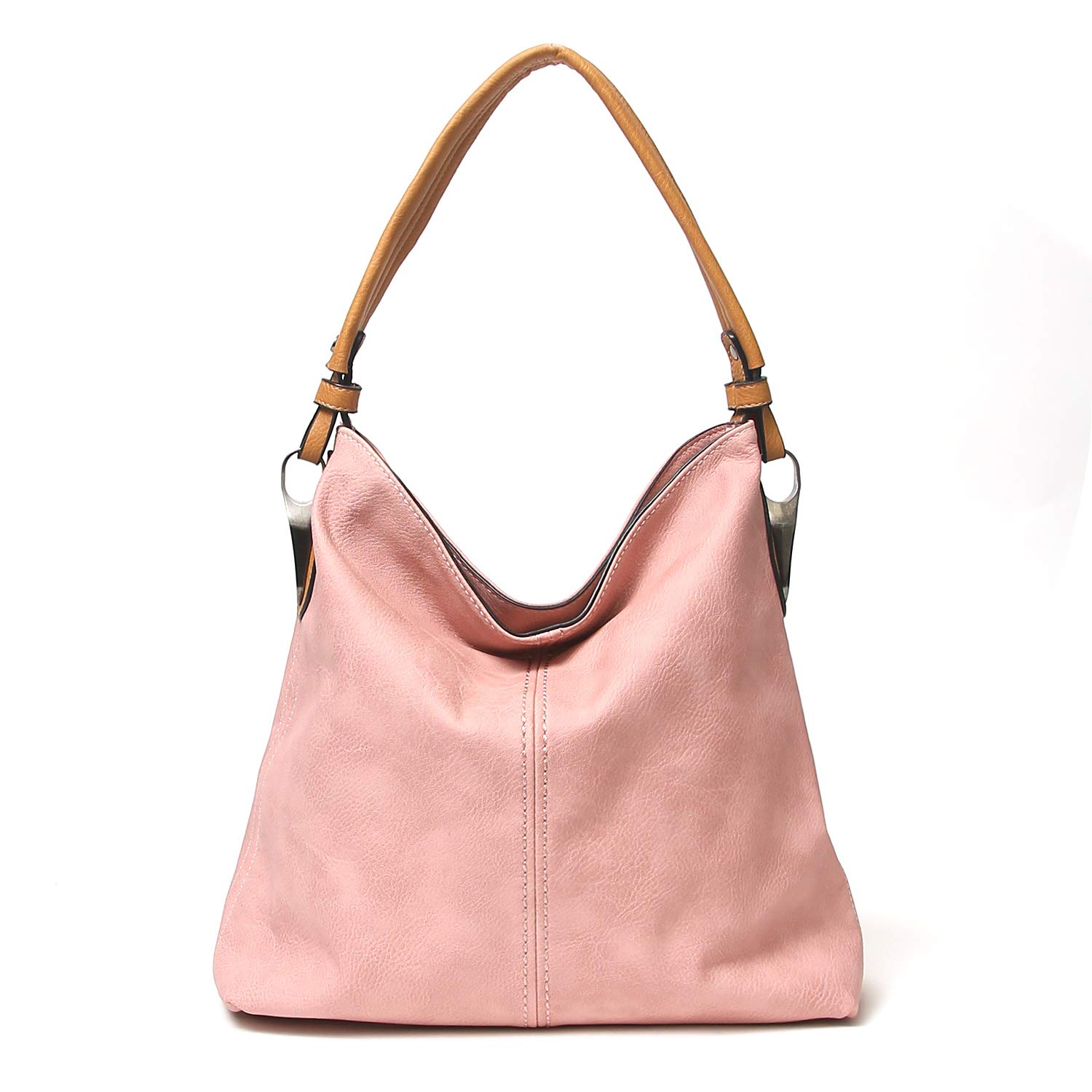 Bucket Style Hobo Shoulder Bag with Extra Longer Strap