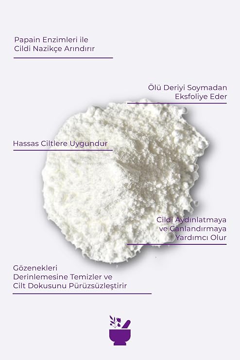 COSMED COSMECEUTICALS Aydınlatıcı Ve Arındırıcı Toz Yüz için Peeling 19 gr