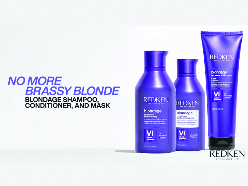 Redken Blondage Purple Shampoo For Blonde, Bleached or Highlighted Hair - Neutralizes Brassy Tones With Salicylic Acid, Color Depositing