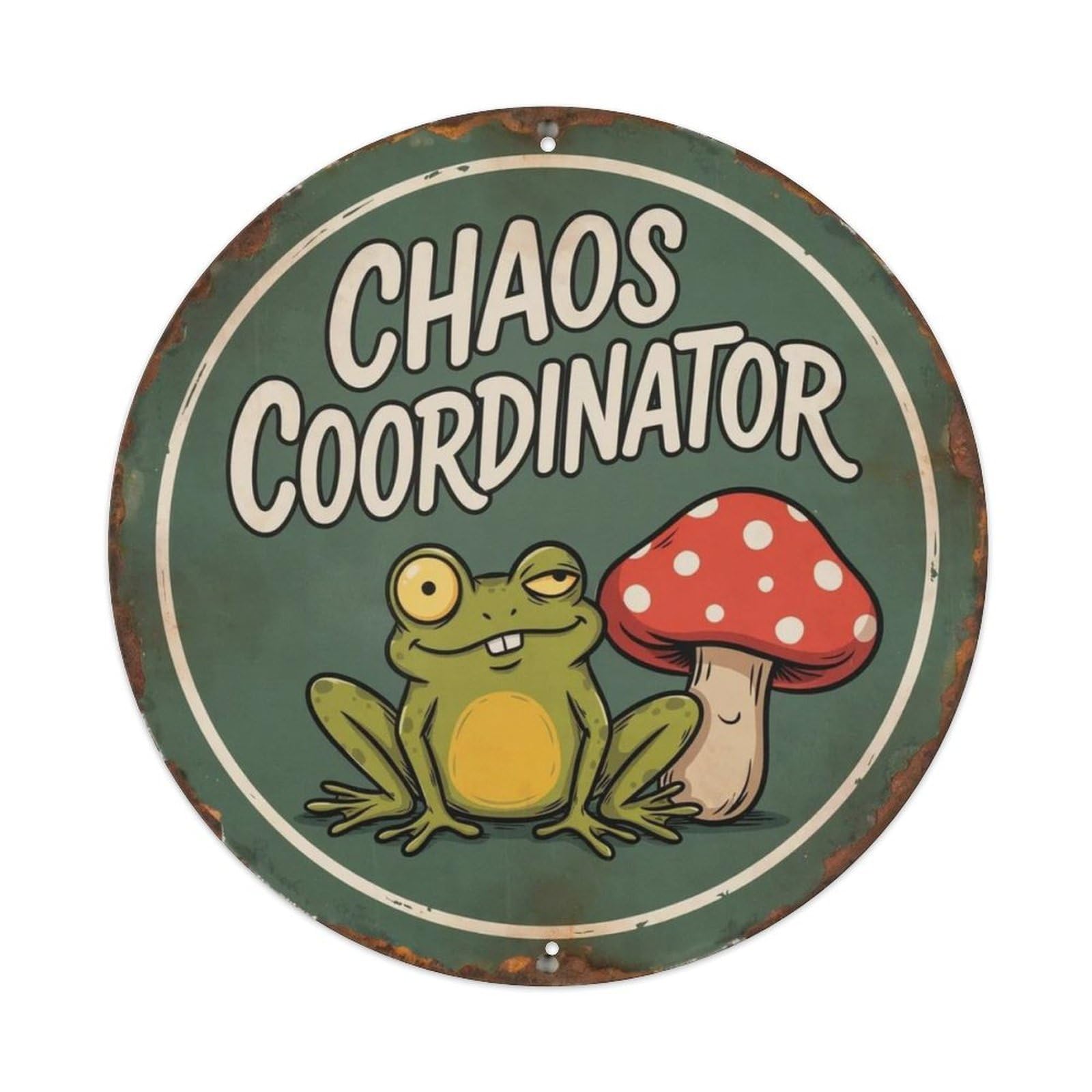 Good Old Days Retro Collage Metal Tin Sign Plaque