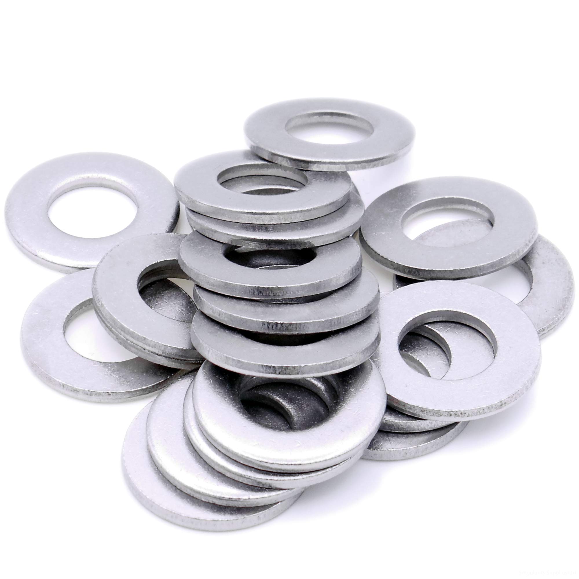 Singularity Supplies Silver M2.5 (2.5Mm) Flat Washer (Form A) - Stainless Steel (A2) (Pack Of 20)