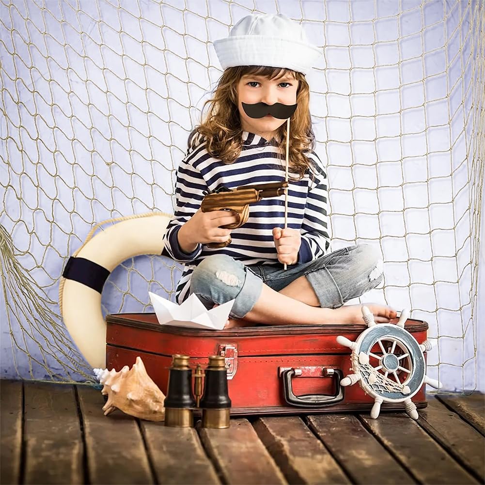 Filet De Pêche Décoratif Pour Décoration De Style Maritime, 100 X 200