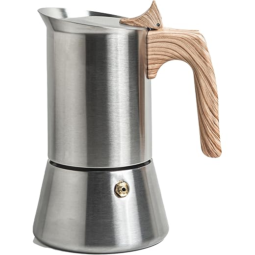 Sipologie Induction Moka Pot Espresso Maker 220ml Stovetop a