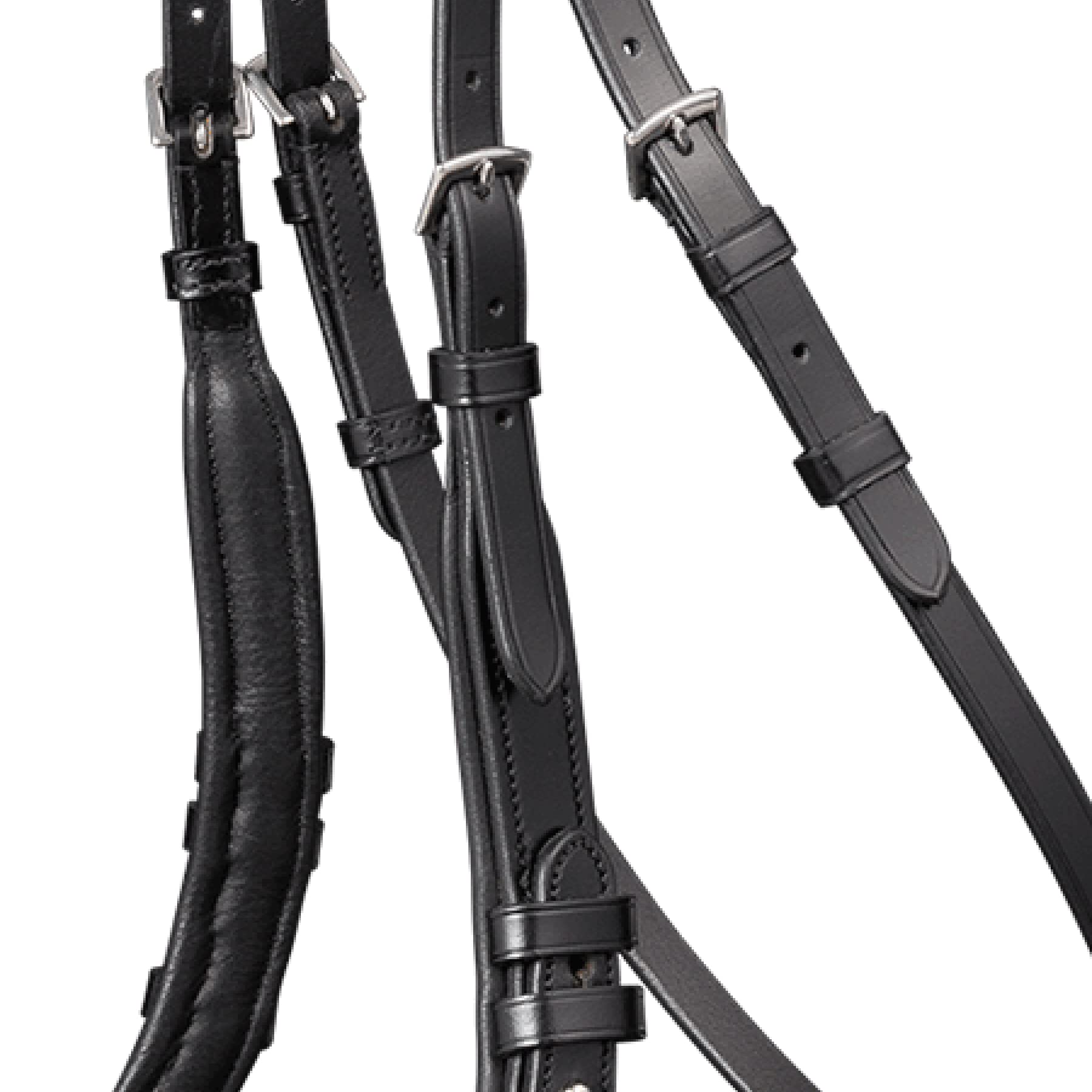Waldhausen S-Line Trensenzaum Sensation, Schwarz, Vollblut