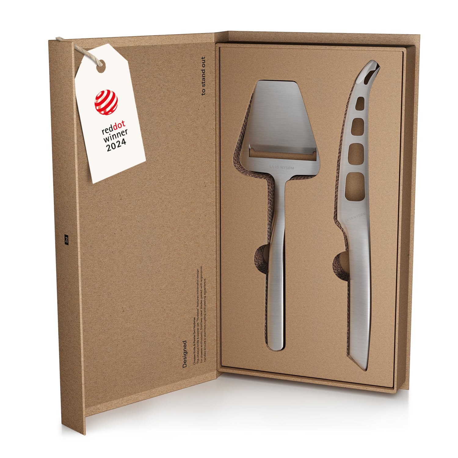 lars nysøm set couteaux fromage 2 pcs