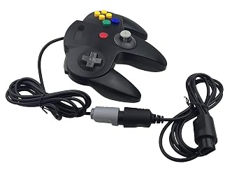tesha N64 Controller Extension Cable, 4 Pack 6FT Extension Cord Compatible with Nintendo 64 N64 Controller