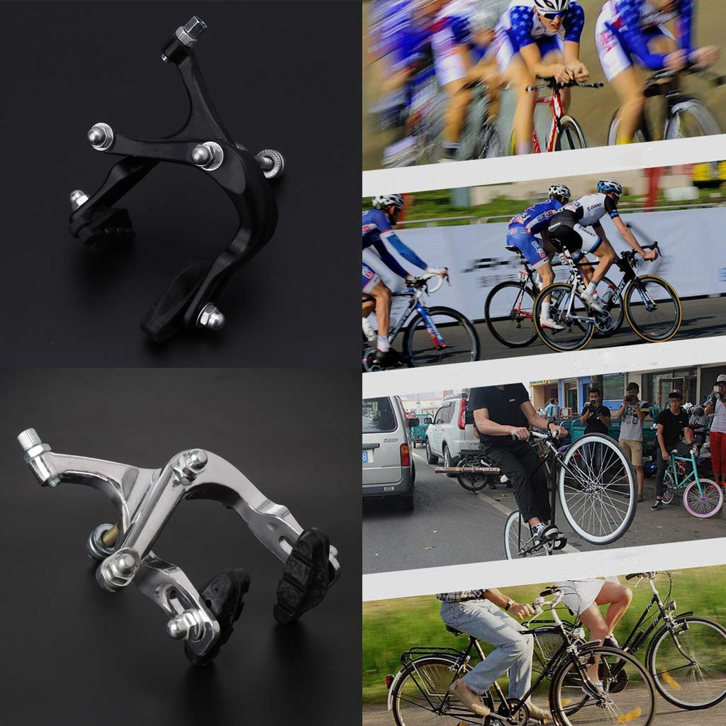 Pinza freno per bicicletta Anteriore Lega di Alluminio Bici da strada Braccio lungo Anodizzato Attrezzatura fissa Accessori per biciclette Accessori per ciclismo Per Uomo Donna Maniglia da strada