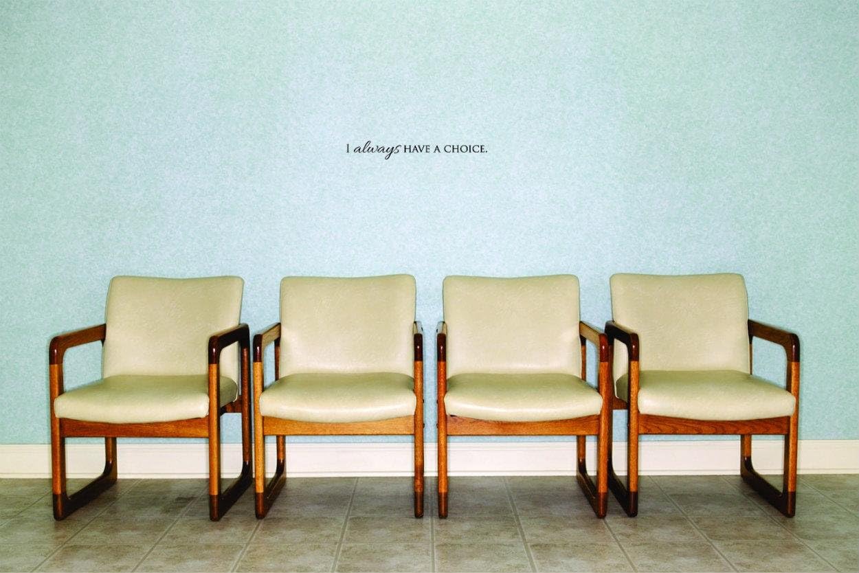 Unique Home Wall Stickers I Always Have A Choice Self Esteem Decal Décor for Bedroom Living Room Nursery - Size: 9 Inch X 35 Inch 9 Inch X 35 Inch Black