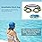 Starweh Kids Swim Goggles, 2 Pack Swimming Goggles No Leaking Anti Fog Kids Goggles for Boys Girls(Age 6-14)