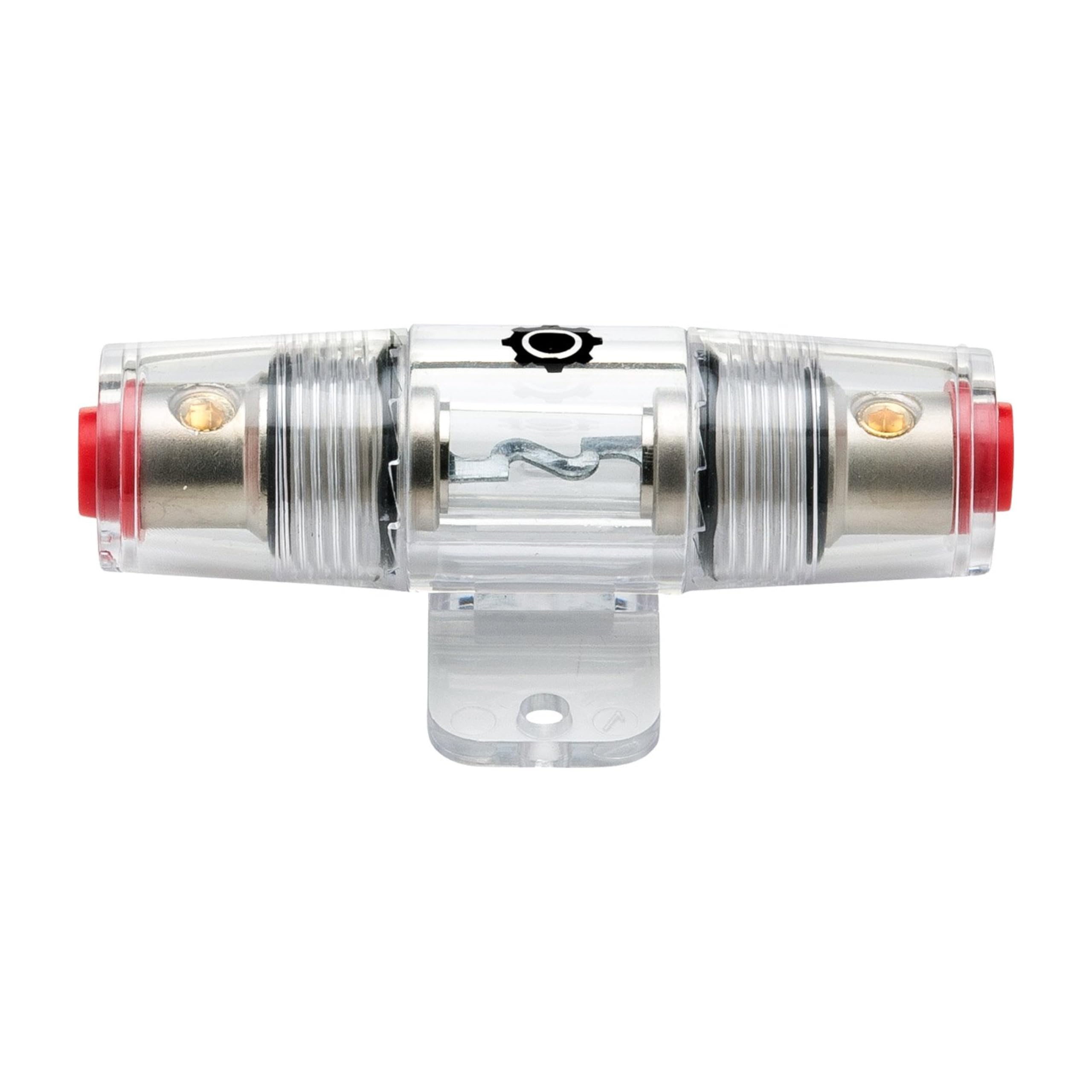 Uxcell AGU Fuse Holder 60A - Gold Plated Connectors, Clear Plastic, For Car Audio & Electrical - View #5