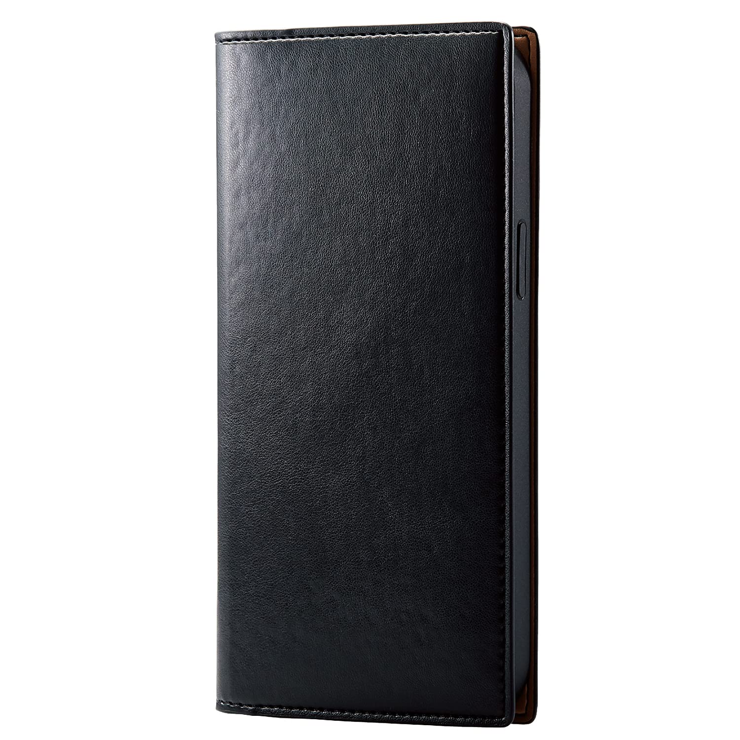 iPhone 13 pro max ケース 手帳型 高級PUレザー ブラック Amazon.co.jp: エレコム iPhone 13 Pro Max/レザーケース/手帳型