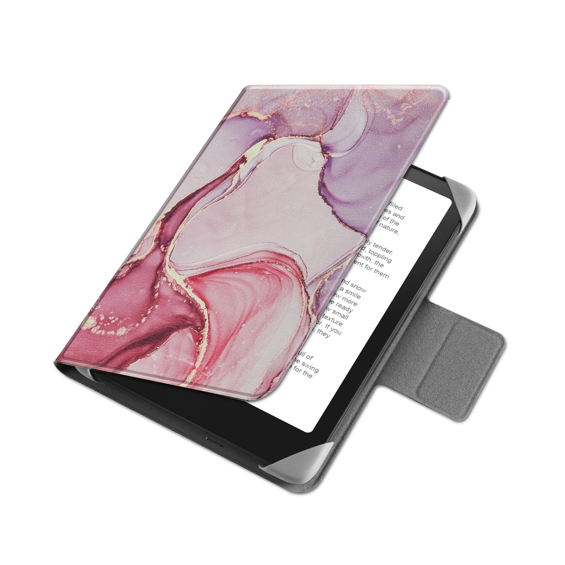 HoYiXi Uniwersalne etui na eReader 6,8 cala, 7 cali, Kompatybilne z Pocketbook, Tolino, Sony, Kindle Paperwhite, Kobo E-Book Reader, Gumka elastyczna, dla 6,8"-7" eReader, Dali Rose