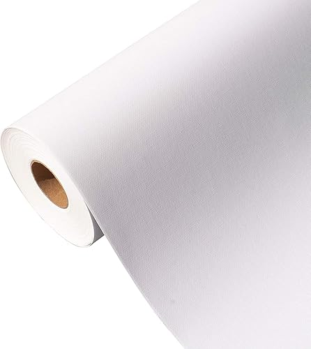 Rollo de lona de polialgodón de 14.82 oz/m², 66 pies x 36 pulgadas x 1 rollo de ancho compatible con inyección de tinta, arte y fotografía, 3 anchos