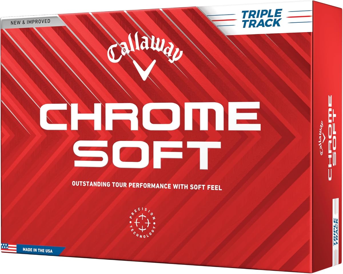 Pelotas de golf suaves cromadas Callaway Golf