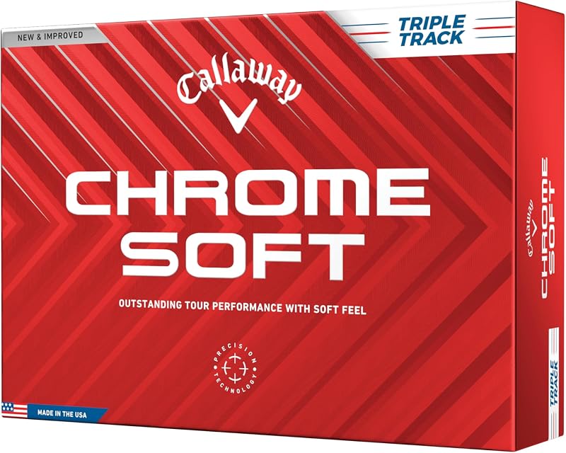Pelotas de golf suaves cromadas Callaway Golf