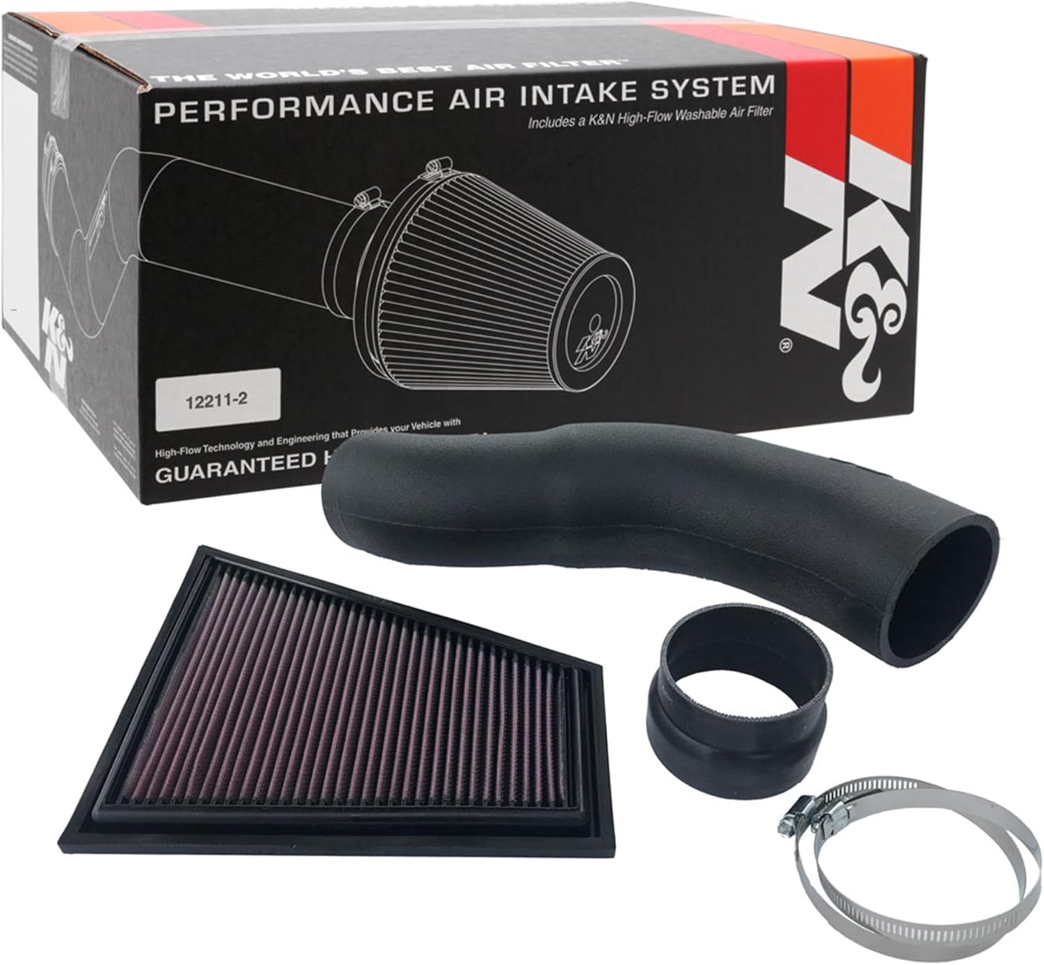K&N Cold Air Intake System: High-Flow Air-Filter, Increase Performance & Horsepower: Compatible with 2011-2017 BMW 520i; 2011-2017 BMW 528i; 2013-2017 BMW 528i GT; 2011-2017 BMW 528i xDrive, 57-0691