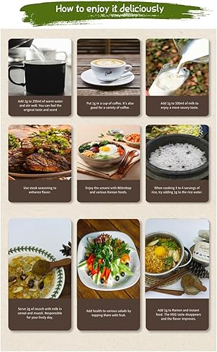 Miniatura 6 de Suplemento en polvo de hongos K-Food 7 con Phellinus linteus, Red Reishi, melena de león, Cordyceps, Chaga, Shiitake, Tremella fuciformis,