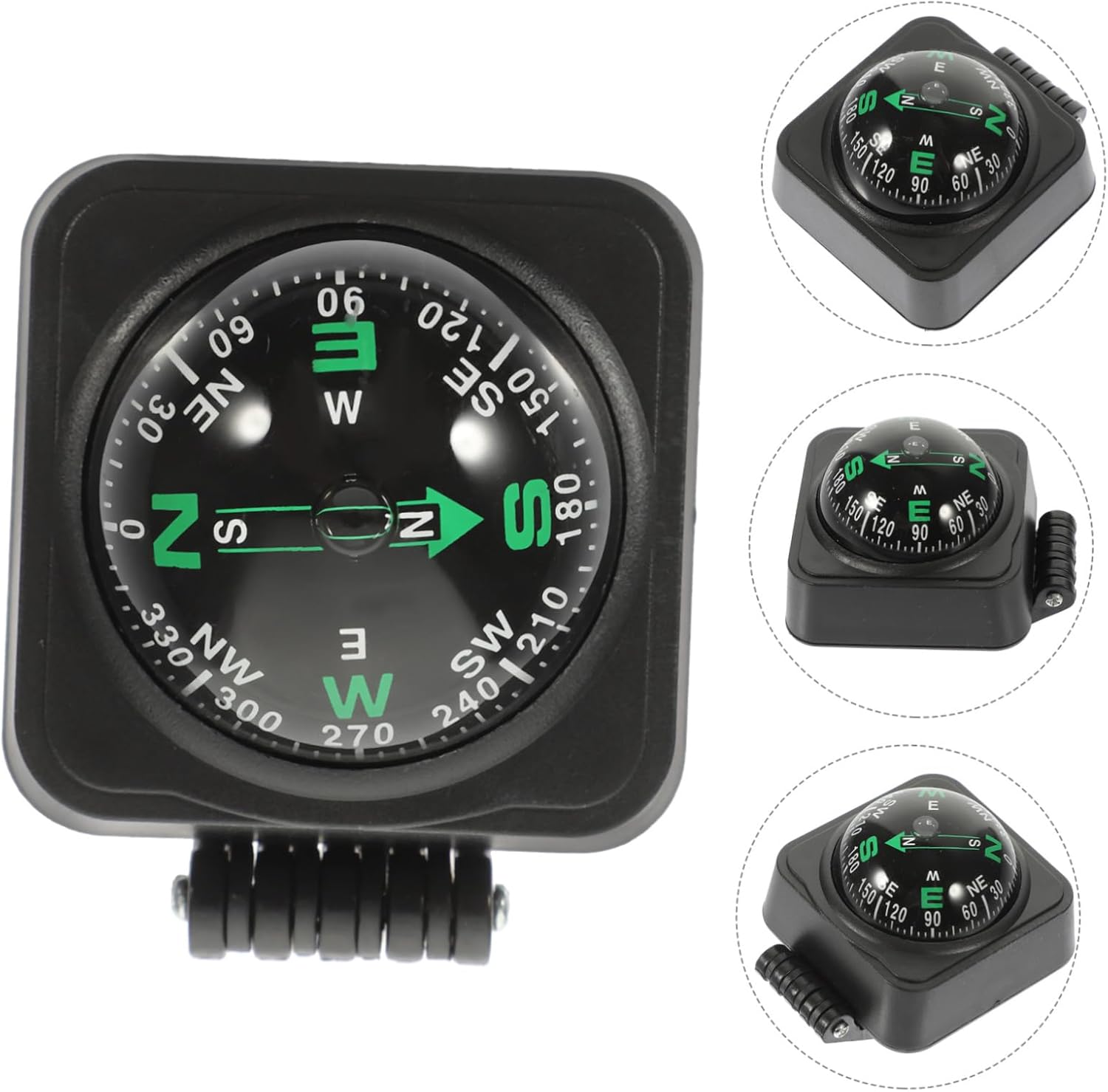 Didiseaon Portable Car Compass Ball High Precision Dashboard Navigation Tool for Outdoor Activities Use Durable
