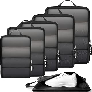 BAGAIL 6 Set Ultralight Compression Packing Cubes Packing Organizer for Travel Accessories Luggage Suitcase Backpack - Amazon product rated Grade A