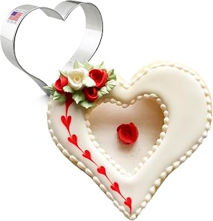 Heart Cookie Cutter 4" Made in USA by Ann Clark