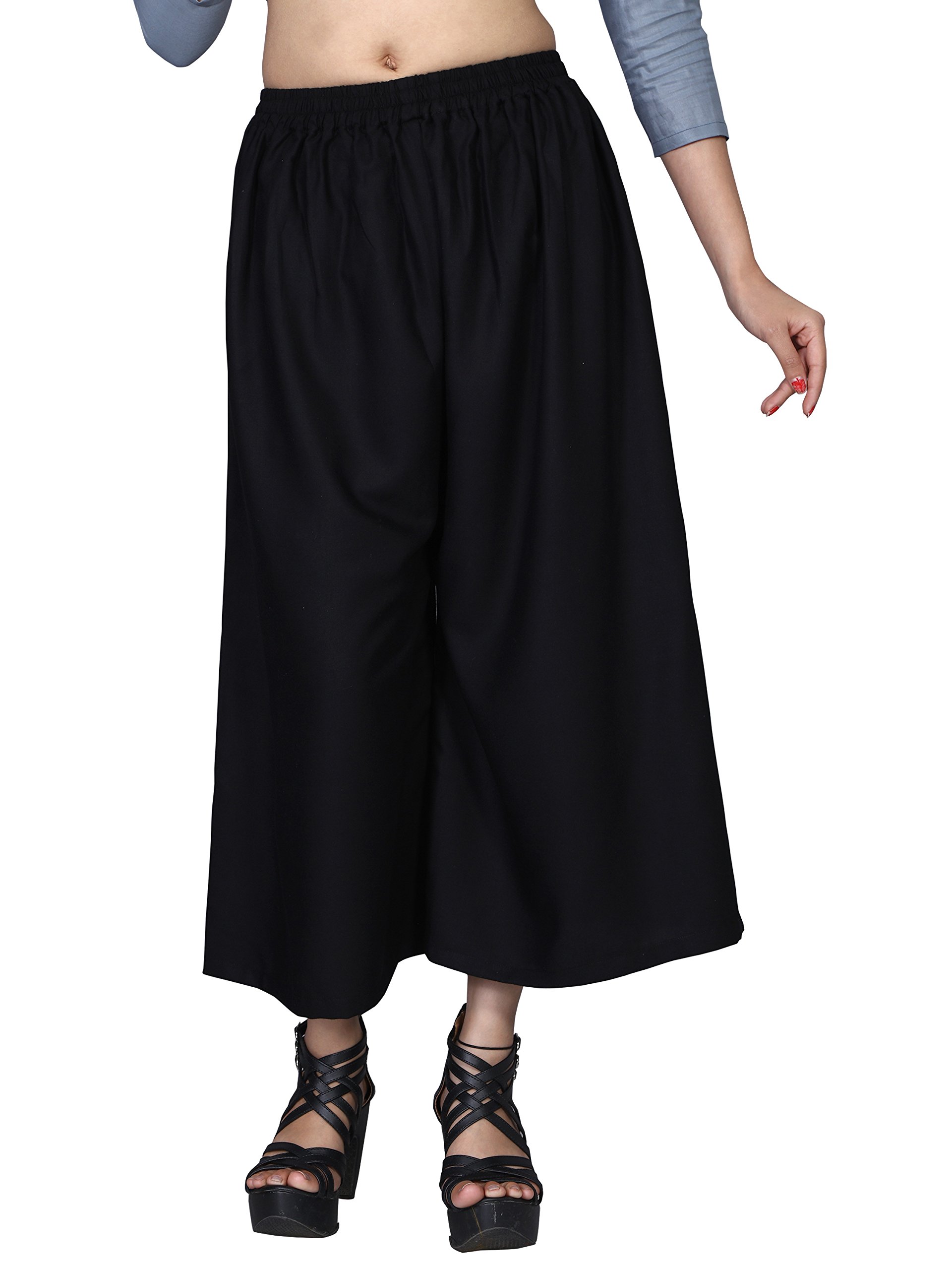 Dada ShopyFlared Culottes Pants, Short Pant Palazzo for Women, Girls